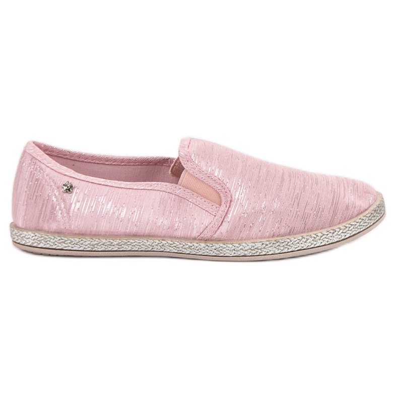 Balada Shiny Slip On Sneakers pink
