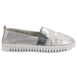 Filippo Slip-on Shoes With Glitter grey