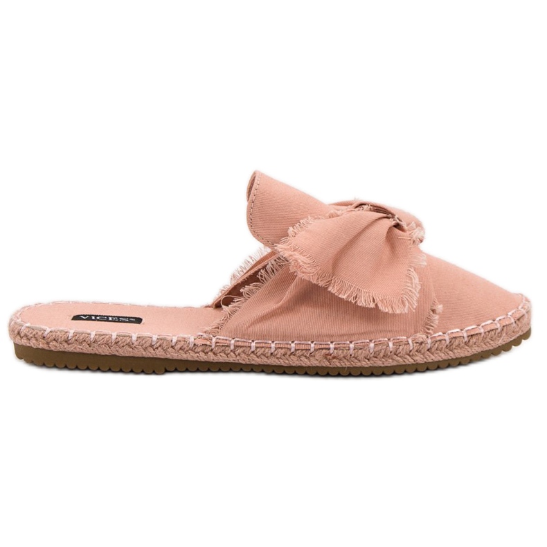Built-in VICES slippers pink