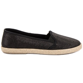 SHELOVET Black Slip-On Sneakers SHELOVET Black Slip-On Sneakers