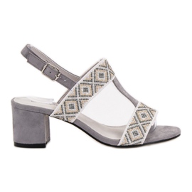 Goodin High Heeled Sandals grey