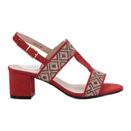 Goodin High Heeled Sandals red