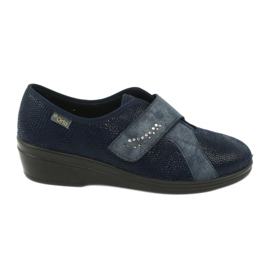 Befado women's shoes pu 032D001 navy blue