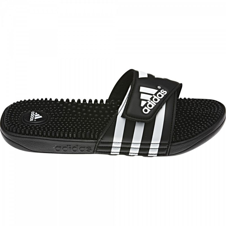 Adidas Adissage M 078260 slippers white black Adidas Adissage M 078260 slippers white black