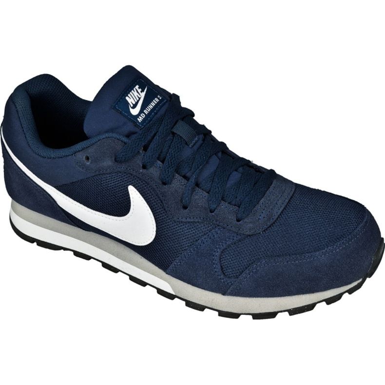 Nike Sportswear Md Runner 2 M 749794-410 shoes white navy blue Nike Sportswear Md Runner 2 M 749794-410 shoes white navy blue