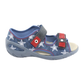 Befado children's shoes pu 065X119 white red blue