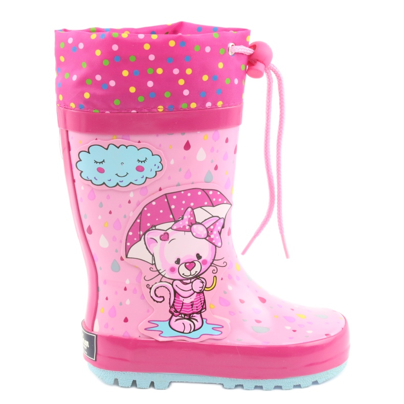 American Club American kitten baby rain boots blue pink American Club American kitten baby rain boots blue pink