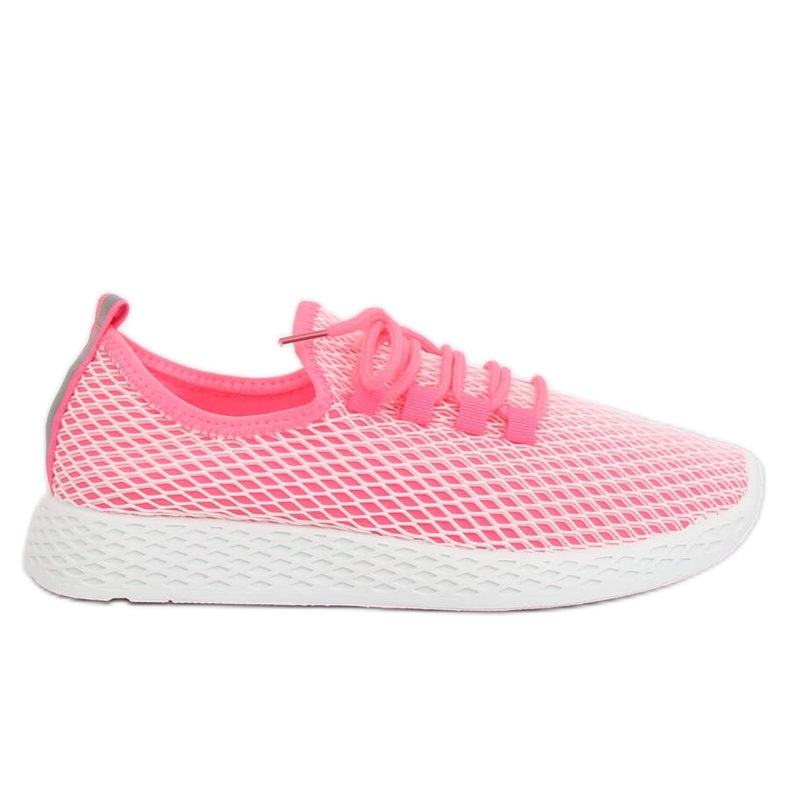 Pink NB283 Fluorescence Peach Red sports shoes white