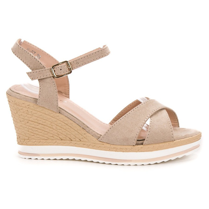 Anesia Paris Fashionable Beige Sandals