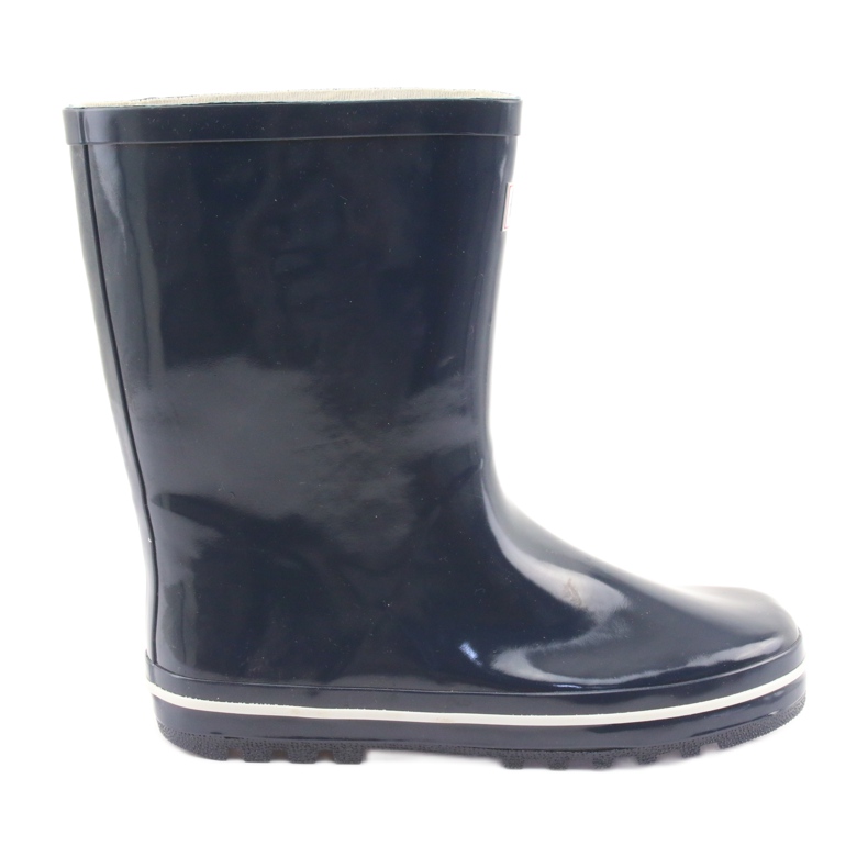American Club navy blue non-insulated galoshes white