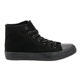 SHELOVET Black High Sneakers SHELOVET Black High Sneakers