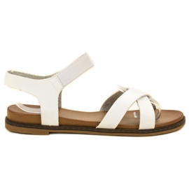 SHELOVET Slip-on Sandals white