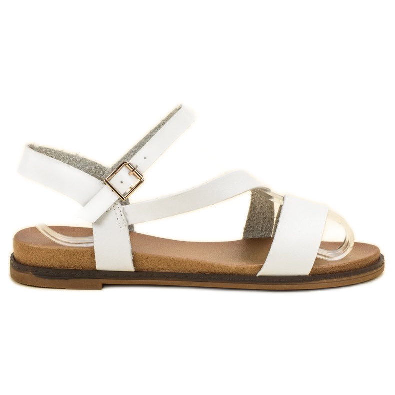 SHELOVET Casual Sandals white