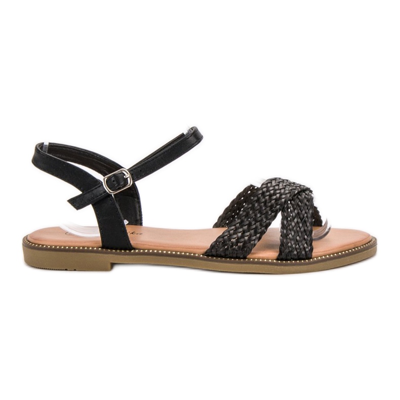 SHELOVET Black Sandals