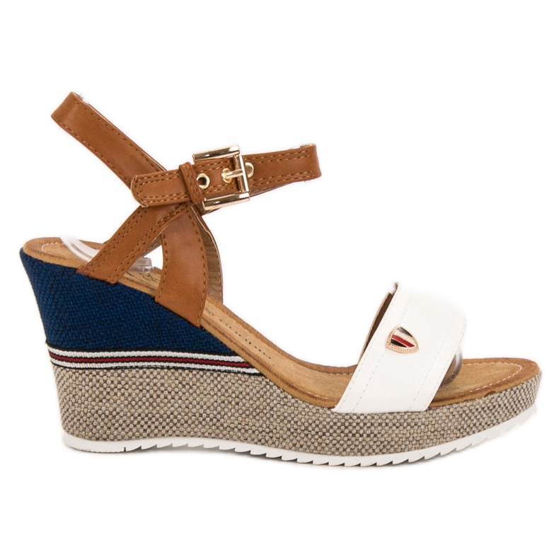 Goodin Fashionable sandals white brown