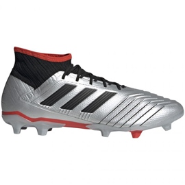 Adidas Predator 19.2 Fg M F35601 football boots black / silver silver Adidas Predator 19.2 Fg M F35601 football boots black / silver silver