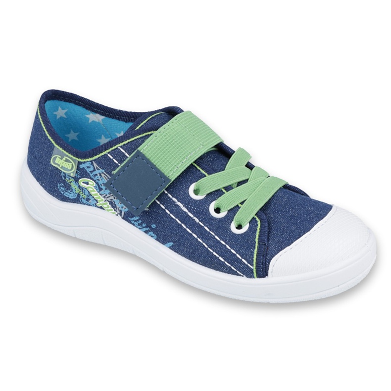Befado children's shoes 251Y131 blue green