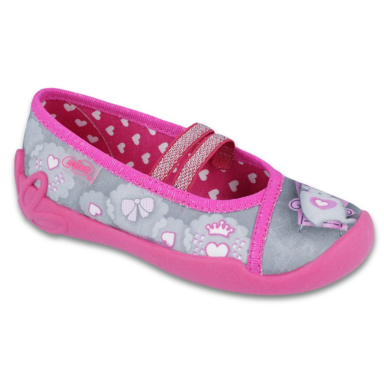 Befado children's shoes 116X248 pink grey Befado children's shoes 116X248 pink grey
