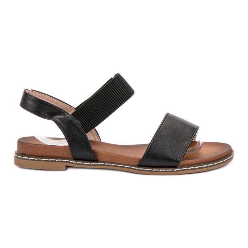 Mannika Black Sandals Mannika Black Sandals