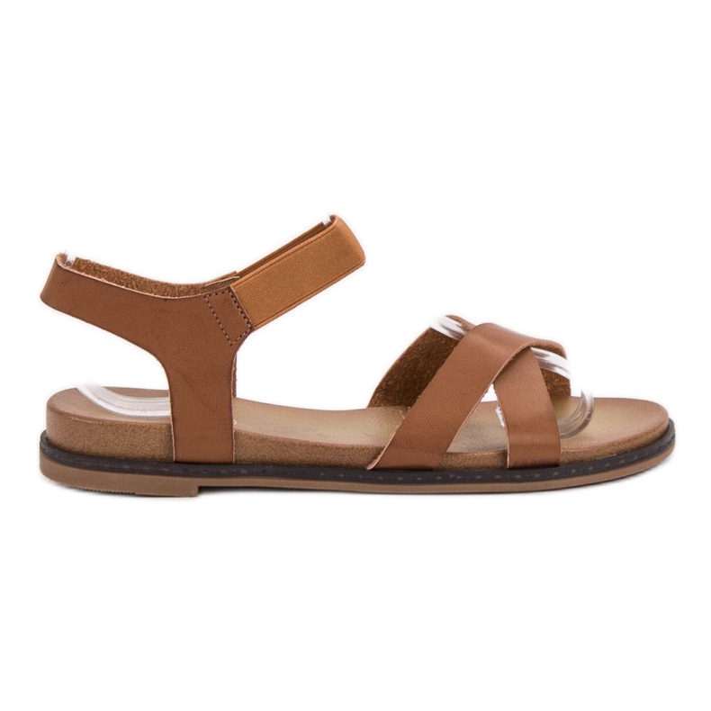 SHELOVET Slip-on Sandals brown SHELOVET Slip-on Sandals brown