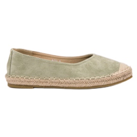 Marquiz Suede ballerinas green