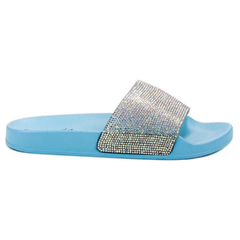 Bello Star Slippers With Crystals blue Bello Star Slippers With Crystals blue