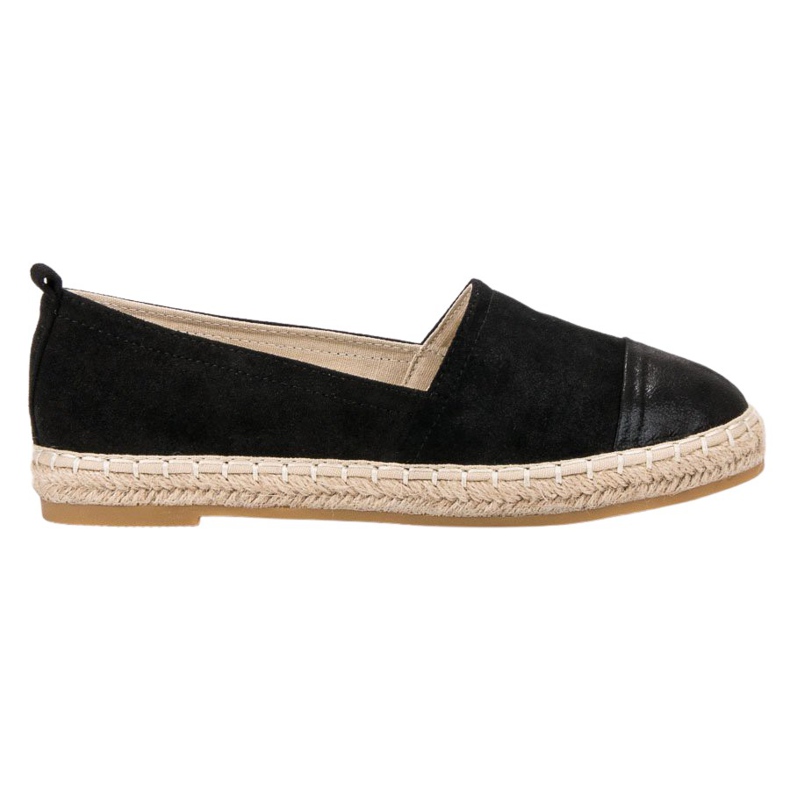 Forever Folie Suede Espadrilles black