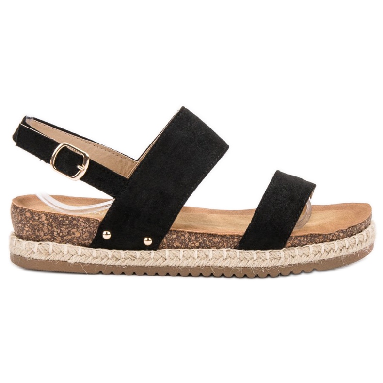 Bestelle Sandals With Glitter black