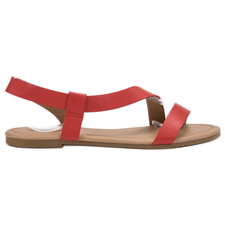 Primavera Slip-on Flat Sandals red