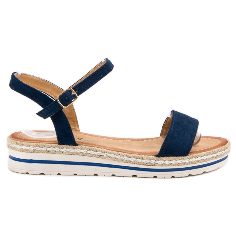 EXQUILY Navy Sandals blue