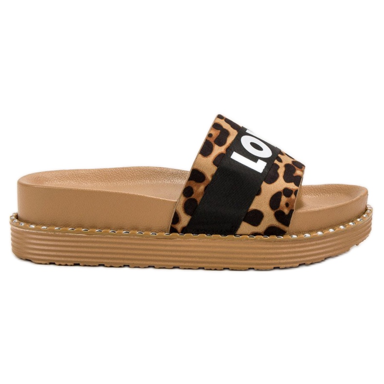Erynn Love suede slippers brown Erynn Love suede slippers brown
