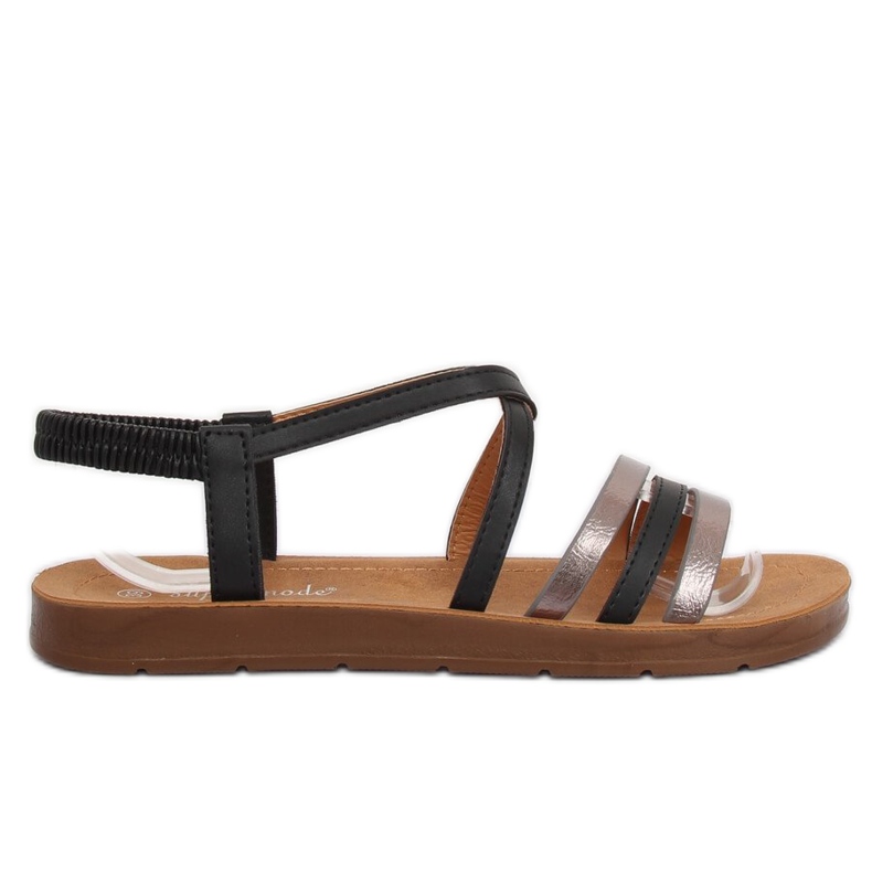 Black women's sandals 2220 Black