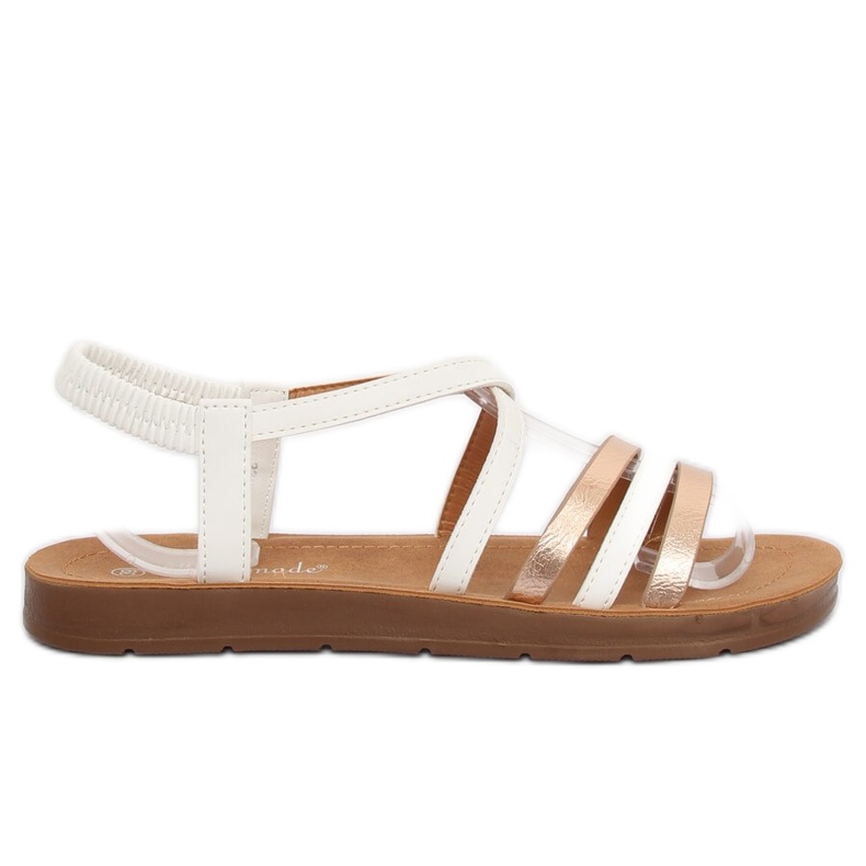 White sandals for women 2220 White