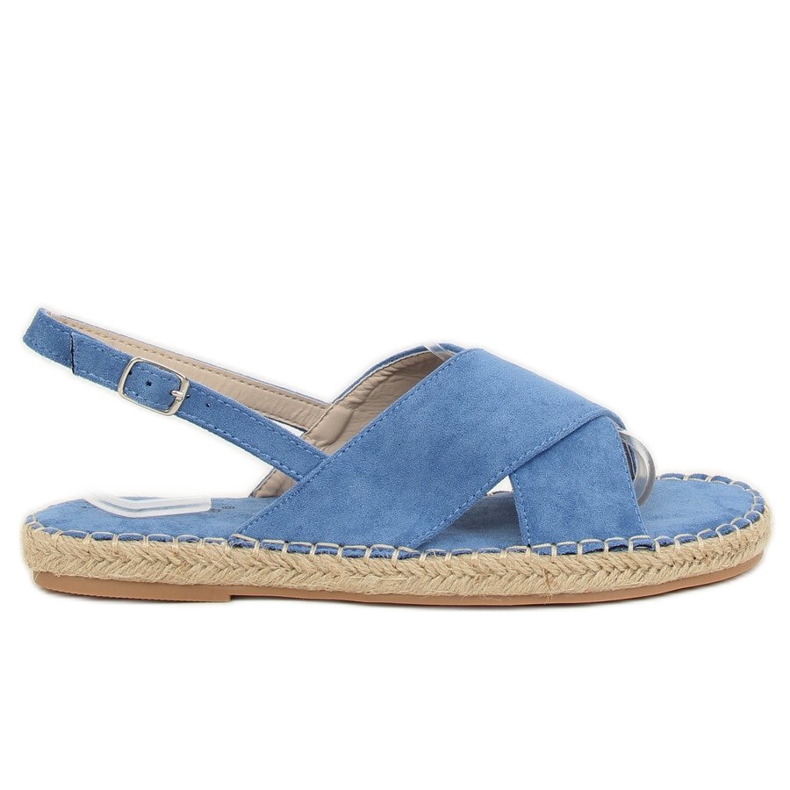 Blue espadrilles sandals YJ-2M12 Blue