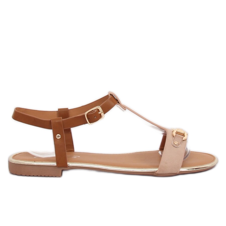 Pink women's sandals 127-97 Pink brown Pink women's sandals 127-97 Pink brown