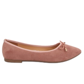 Ballerinas with almond toes pink 8F58 Pink