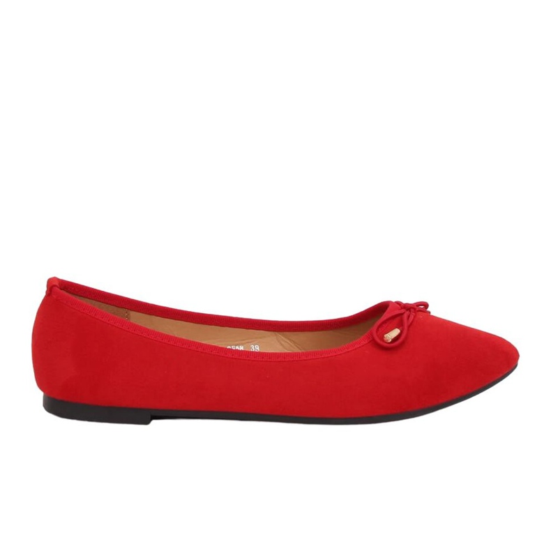 Ballerinas with almond toes red 8F58 Red