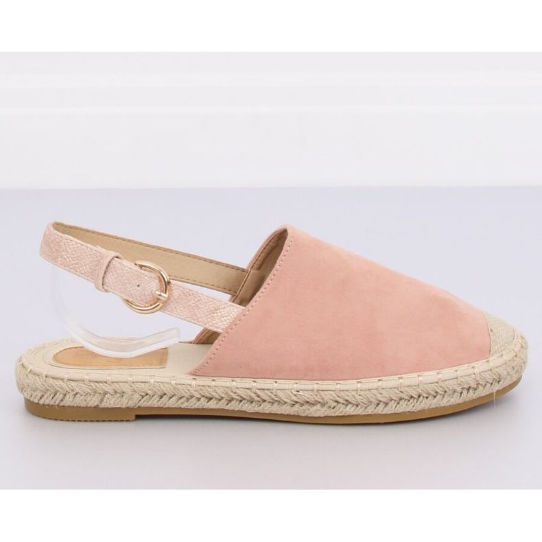 Espadrilles with exposed heel pink HH-119 Pink II-GAT