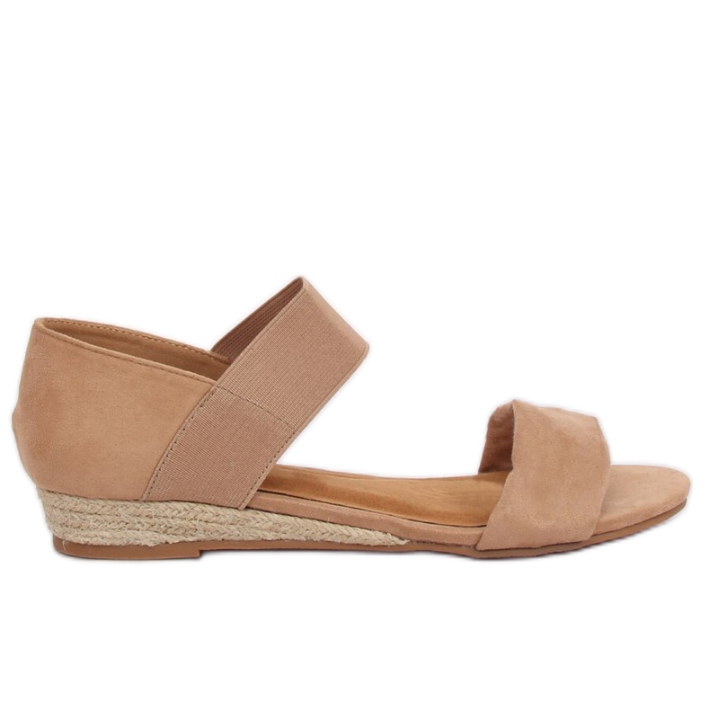 Sandals espadrilles beige 9R71 Khaki