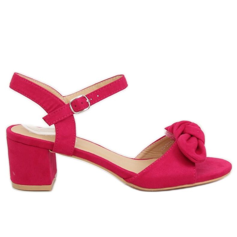 Fuchsia high-heeled sandals FH-3M22 Fuchsia pink