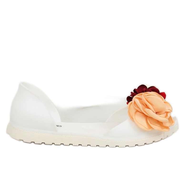 Meliski white ballerinas W-13 White