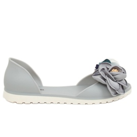 Meliski gray ballerinas W-13 Gray grey