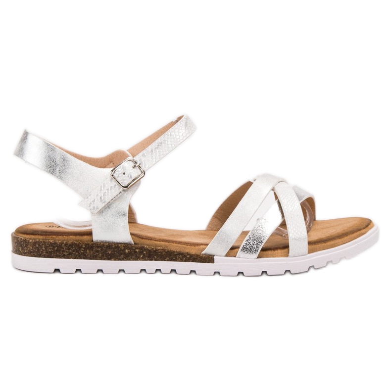 Bestelle Casual Sandals white grey
