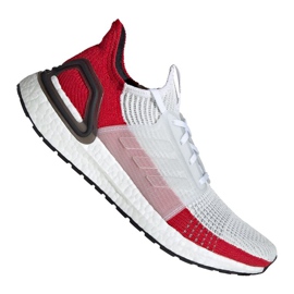 Running shoes adidas UltraBoost 19 M EF1341 white red Running shoes adidas UltraBoost 19 M EF1341 white red