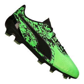 Puma One 19.1 Lth Cc FG / AG M 105482-03 football boots multicolored green