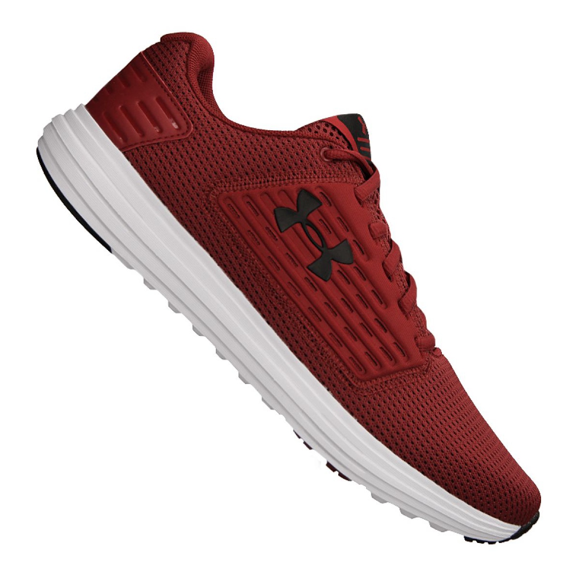 under armour red running shoes