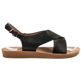 SHELOVET Comfortable Sandals black