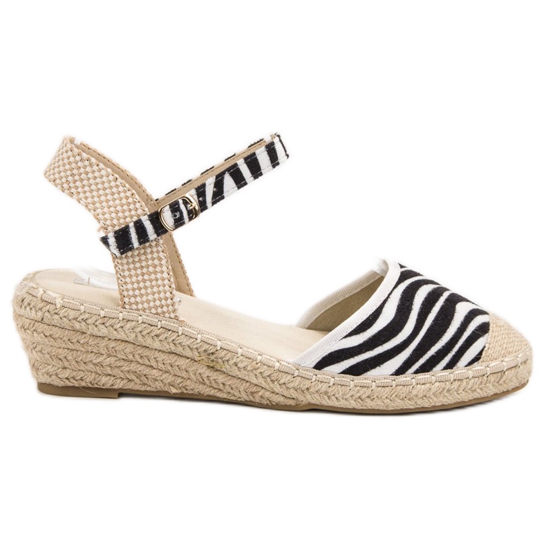 Best Shoes Wedge Espadrilles white brown black multicolored