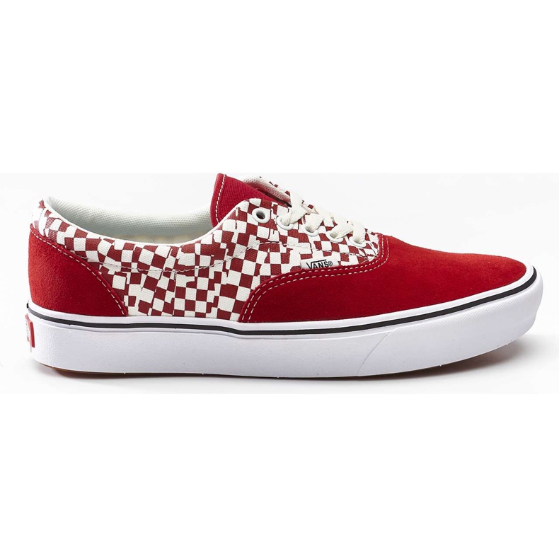 Vans Comfycush Era V9Z Tear Checkerboard Racing Red True White