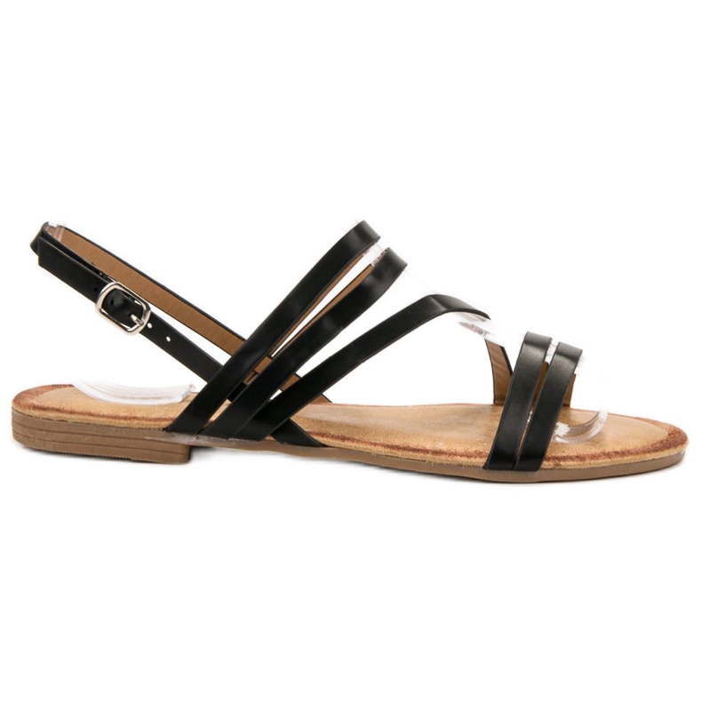Primavera Classic Black Sandals